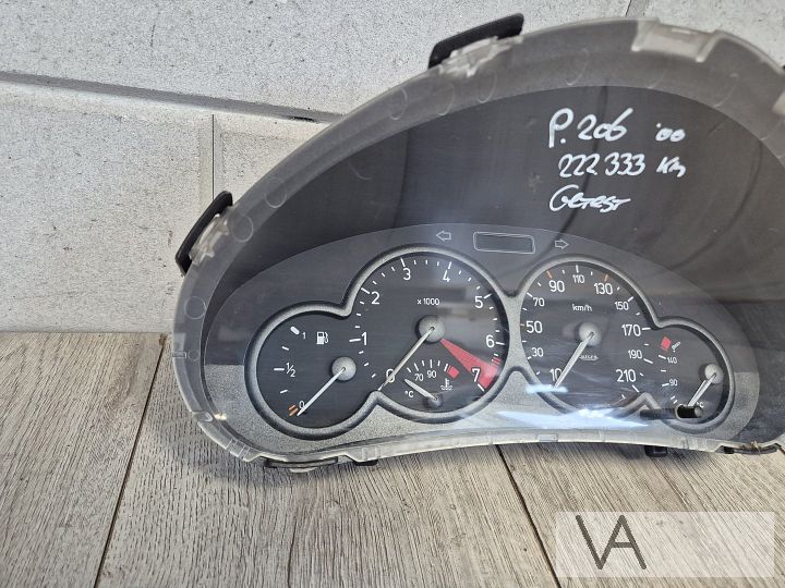 Cockpit teller van Peugeot 206 1999 - 2002 9643402280 GETEST – Foto 2