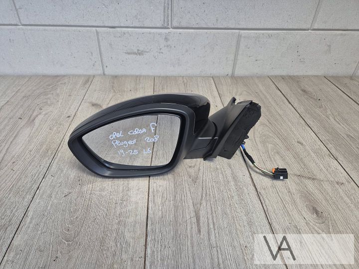 Spiegel links van Opel Corsa F / Peugeot 208 2019 tot 2025