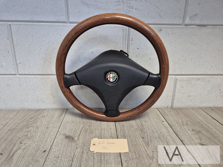 Houten stuur van Alfa Romeo 159 1997 - 2002 met airbag €150