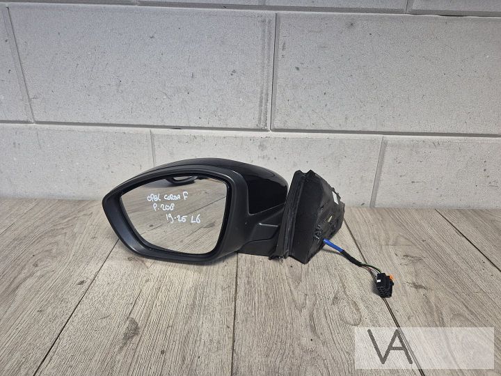 Spiegel links van Opel Corsa F / Peugeot 208 2019 tot 2025