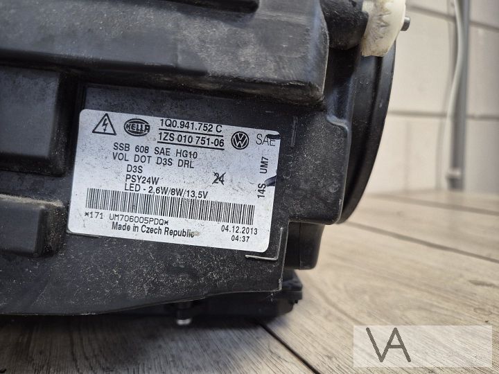 Koplamp XENON met led van VW Eos 2011 - 2016 1q0941752c €100 – Foto 7