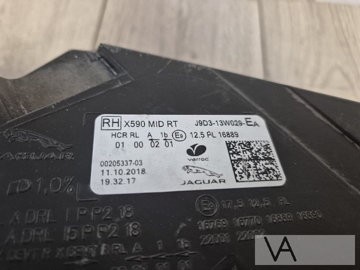 Koplamp rechts van Jaguar I-pace 2018 - 2024 j9d3-13w029-ea – Foto 7