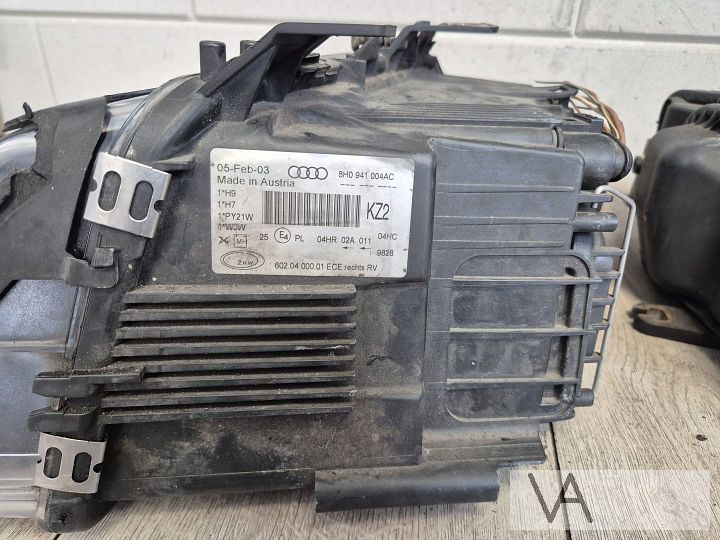 Koplamp SET van Audi A4 cabrio 2002 - 2007 zeer netjes €300 – Foto 11