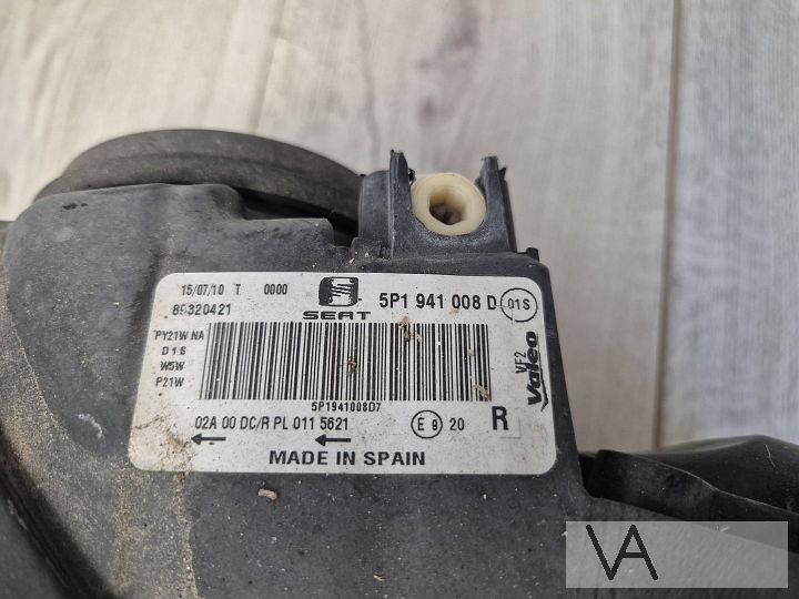 Koplamp rechts XENON van Seat Leon / Altea 5p1941008d €300 – Foto 6
