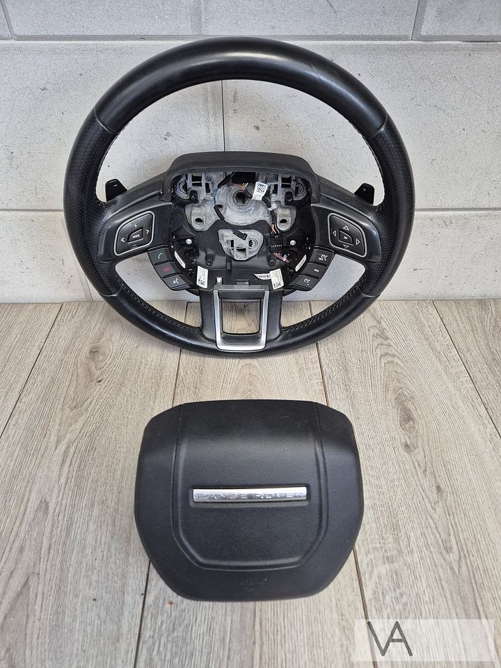 Stuur met flippers knoppen en airbag van Range Rover Evoque 