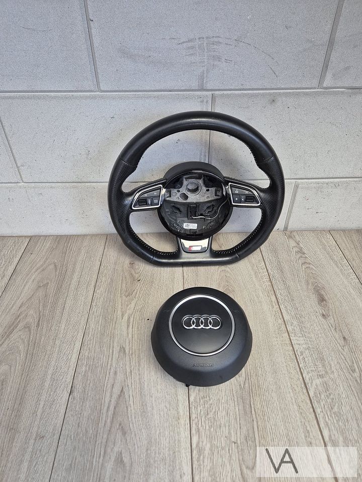 S-line stuur afgeplat met airbag van Audi A3 8v 2013 - 2019
