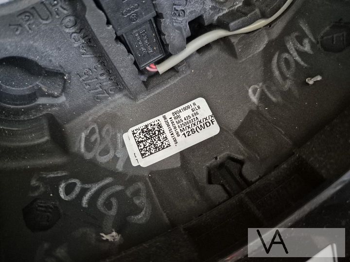 S-line stuur afgeplat met airbag van Audi A3 8v 2013 - 2019 – Foto 9