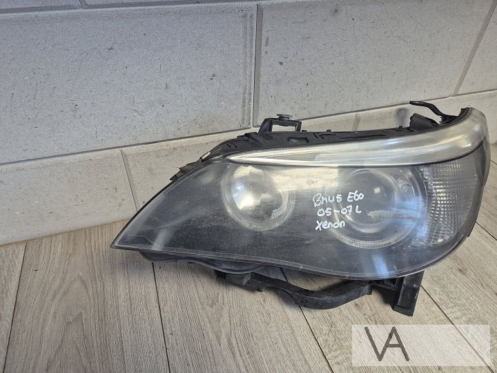 Koplamp links xenon van BMW 5 serie E60 / E61 2005 tot 2007 – Foto 2