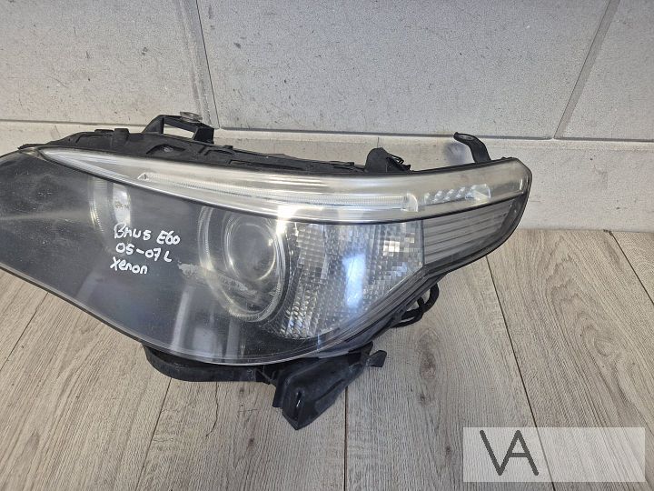 Koplamp links xenon van BMW 5 serie E60 / E61 2005 tot 2007 – Foto 4