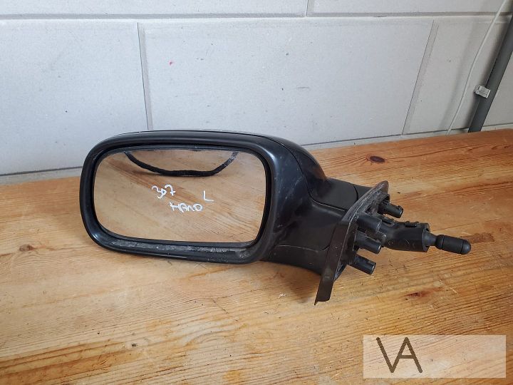 Peugeot 307 spiegel links zwart 2001 - 2008 handmatig  €20