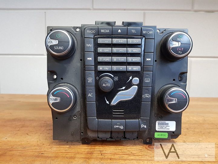 Volvo S60 V60 XC60 2010 - 2014 kachelpaneel radio navi drivE