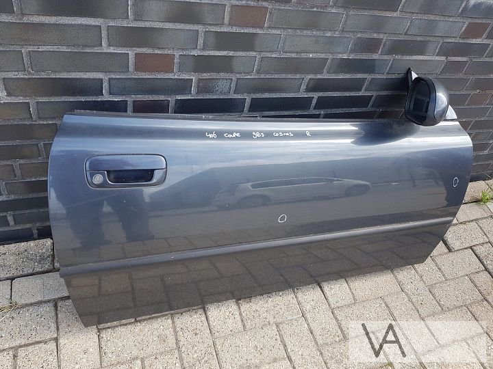 Peugeot 406 coupe 1997-2004 portier deur rechts Gris Cosmos – Foto 2