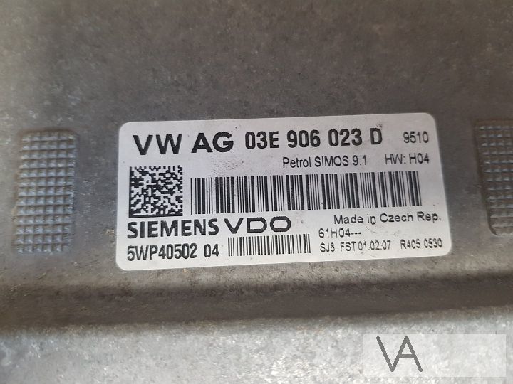 VW Polo Seat Ibiza Skoda Fabia 1.2 benzine ECU motorcomputer – Foto 2