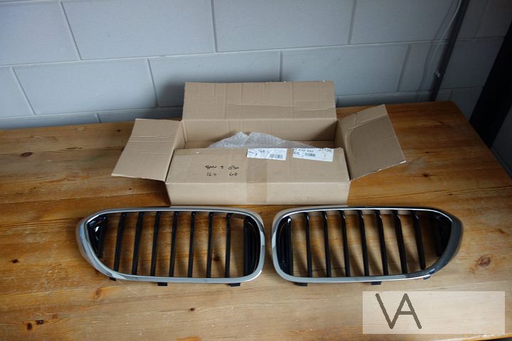 BMW 5 serie G30 G31 2016 - 2020 grille nier in de bumper €30