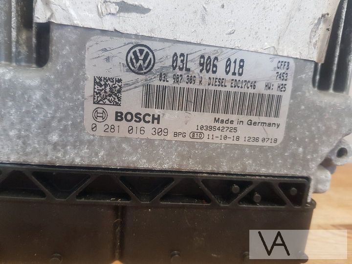 VW Jetta 2010 - 2015 2.0 tdi motorcomputer ECU motor CFFB – Foto 2