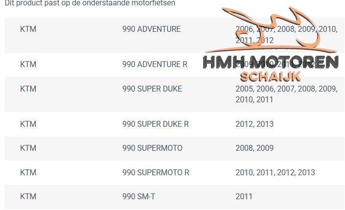 cilinder achterzijde Rubbersleeve inlaat flens 05 + slangklemmen KTM Super Duke 990 Adventure 990  Supermoto 990 SM-T 990 – Foto 3