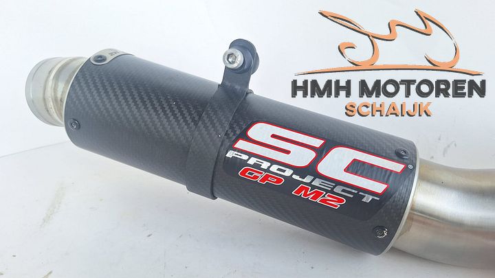 Kawasaki Z750 SC Project GP M2 Carbon uitlaat demper – Foto 3
