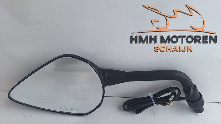 Barracuda D-Versie Race Universele Motor Spiegels zwart Set – Foto 4