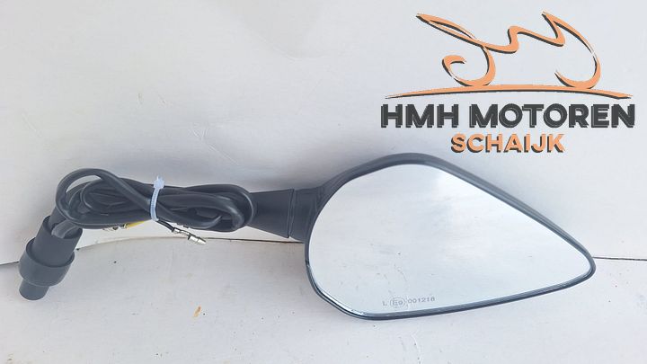 Barracuda D-Versie Race Universele Motor Spiegels zwart Set – Foto 3