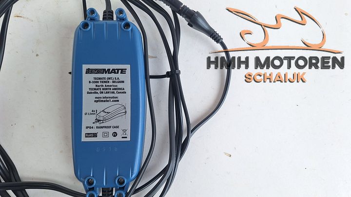 TecMate OptiMate 2 druppellader TM420 acculader 12V klemmen – Foto 2