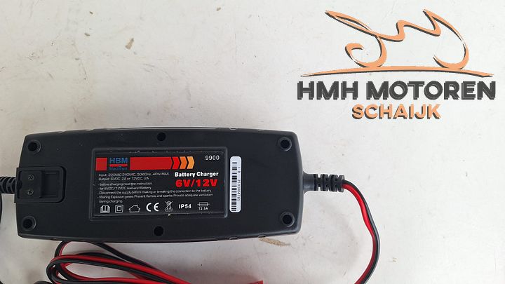 HBM Professionele Automatische Acculader 6V 12V druppellader – Foto 3
