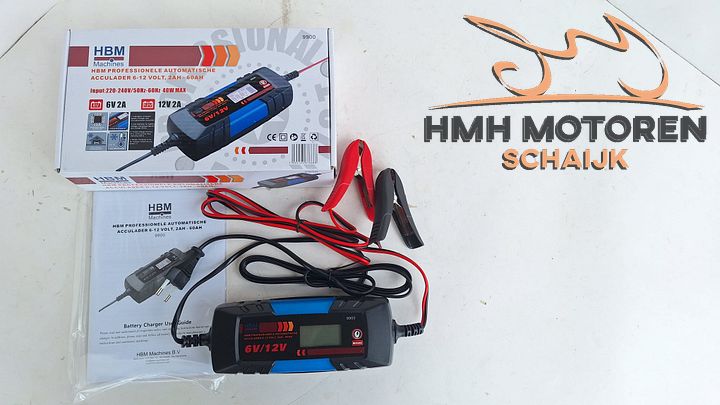 HBM Professionele Automatische Acculader 6V 12V druppellader