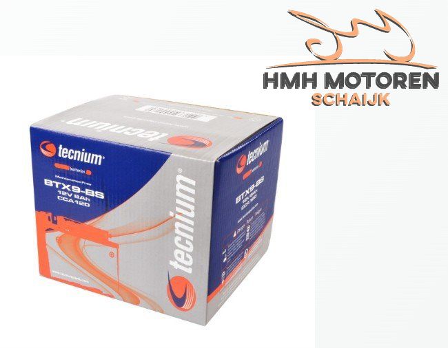 TECNIUM Accu Onderhoudsvrij met zuurpakket - BTX9-BS – Foto 2
