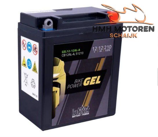 INTACT Onderhoudsvrije GEL ACCU 12AL-A CB12AL-A YB12AL-A