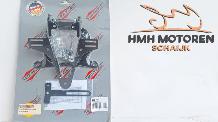  Kawasaki Z750 Z1000 Highsider korte Kentekenplaathouder 