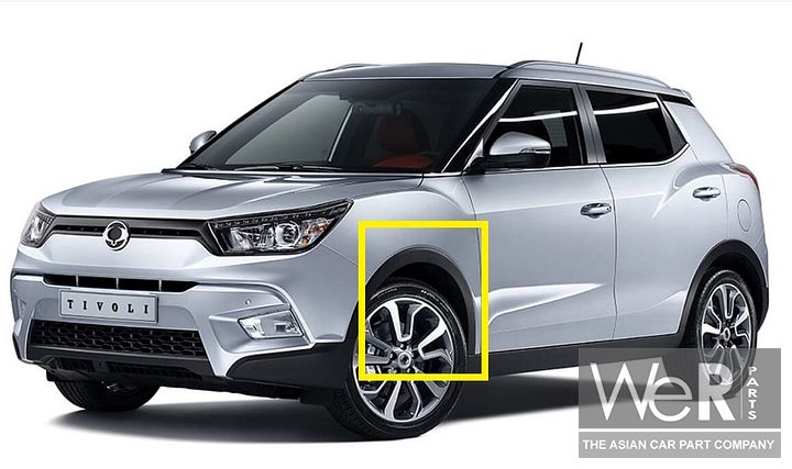 Wielrand linksvoor SsangYong Tivoli of XLV 2015 - 2019. 7951035000, 79510-35000