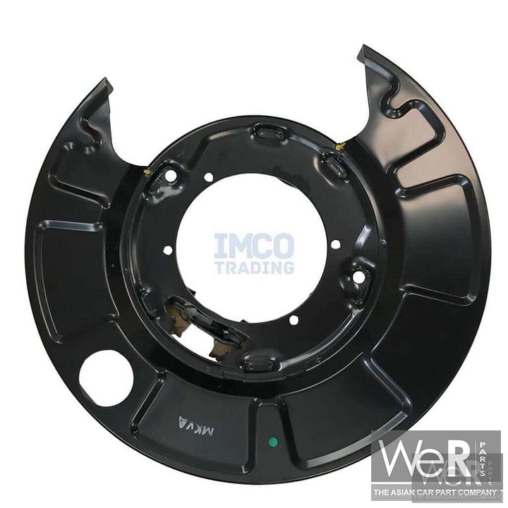 Féknyereg / hátsó bal oldali porvédő lemez – SsangYong Rexton, Rodius, Kyron 2005–2019 (4831008020) – Fotó 2