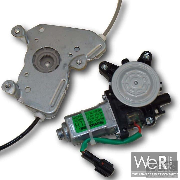 Bal oldali ablakemelő mechanizmus motorral – SsangYong Korando 1997–2005 (7231006101 / 8810008020) – Fotó 2
