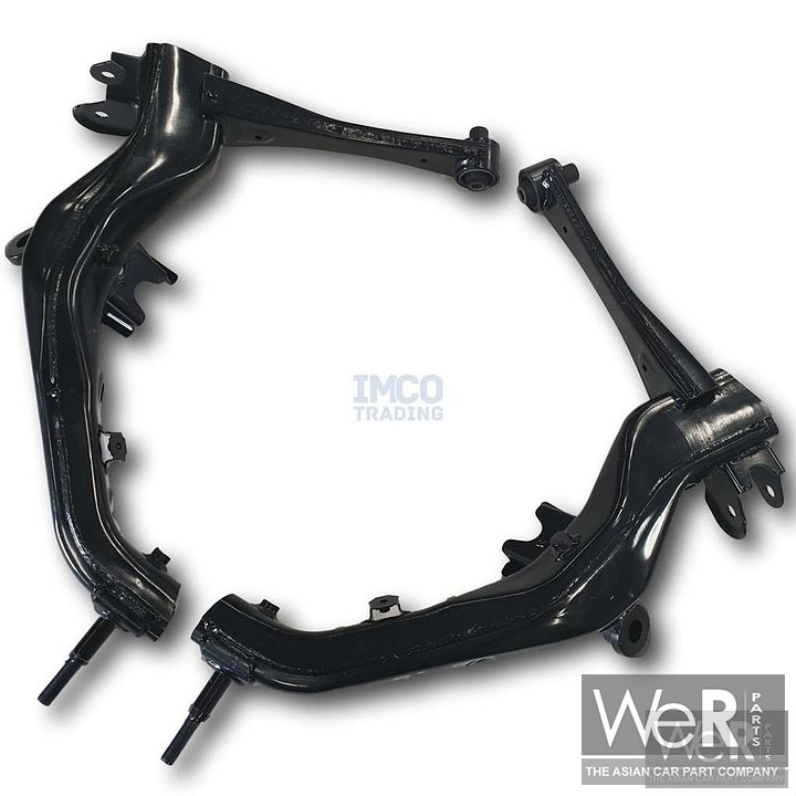 Conjunto de braços de suspensão traseiros inferiores - Toyota Avensis 2003-2008 (4872005010 WR + 4871005071 WR)