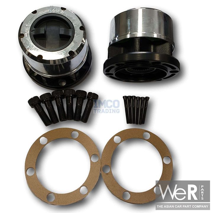 Vrijloopnaven set handmatig - SsangYong Musso Korando Rexton 1995-2006 (AVM450WR)