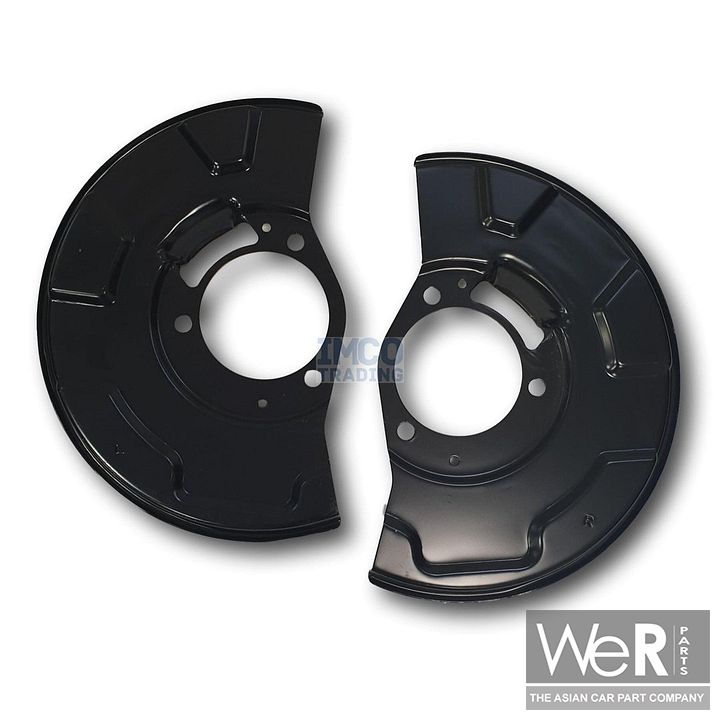 Remankerplaten set links/rechtsvoor - SsangYong Rexton, Kyron, Actyon 4WD (4145109100+4146109100)