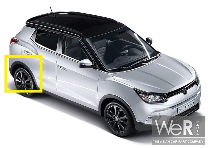 Wielrand rechtsachter - SsangYong Tivoli, XLV 2015-2019 (7954035000)