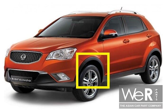Wielrand linksvoor SsangYong Korando 2010-2019. 7951034000, 79510 34000, 79510-34000