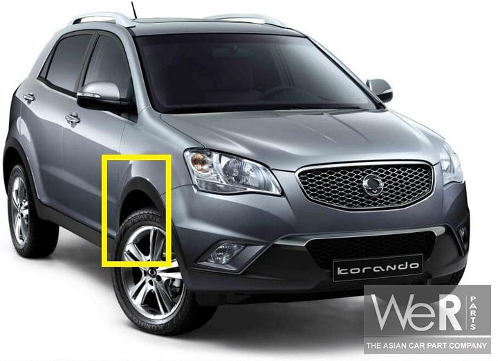 Wielrand rechtsvoor SsangYong Korando 2010-2019. 7952034000, 79520 34000, 79520-34000