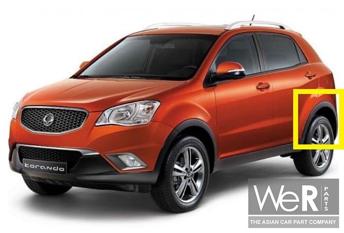 Wielrand linksachter SsangYong Korando 2010-2019. 7953034000, 79530-34000