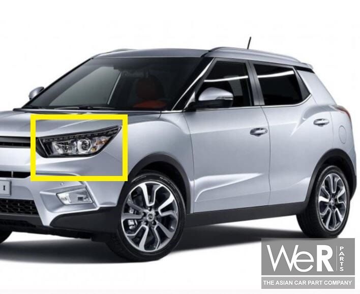 Koplamp links SsangYong Tivoli en XLV 2015-2019. 8310135300, 83101-35300