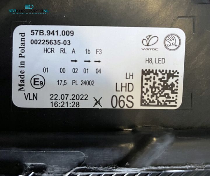 Skoda Karoq Facelift Full Led Koplamp links rechts – Foto 6