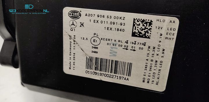 Mercedes E Klasse Coupe 207 Facelift Full Led Koplamp links rechts – Foto 9