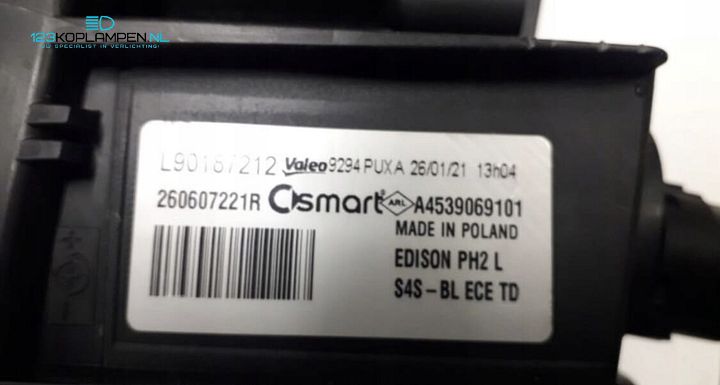 Smart Fortwo Forfour Facelift H4 Led koplamp links rechts – Foto 9