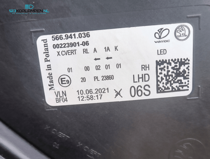Skoda Kodiaq Facelift Full Led koplamp links rechts  – Foto 13