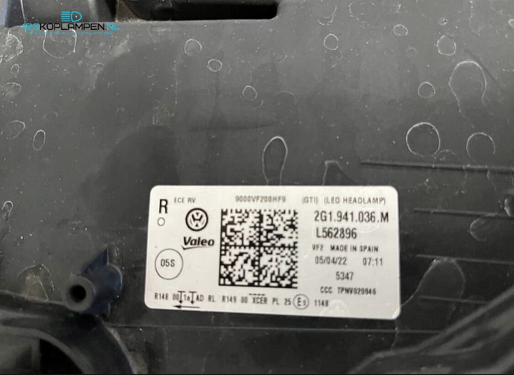 VW Volkswagen Polo 2G GTI Full Led Facelift koplamp rechts – Foto 9