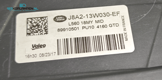 Range Rover Velar L560 Led koplamp links – Foto 6