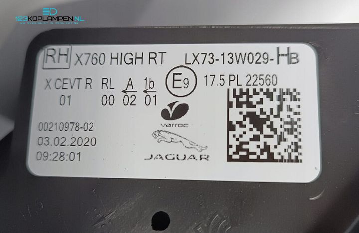 Jaguar XE 760 Facelift Matrix Led Koplamp rechts – Foto 8