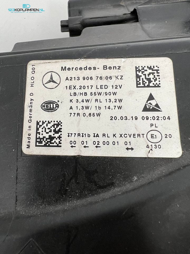 Mercedes W213 E Klasse Multibeam Led koplamp rechts – Foto 9