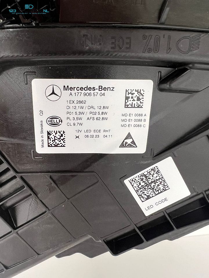 Mercedes W177 A Klasse facelift Multibeam Led koplamp links rechts – Foto 21