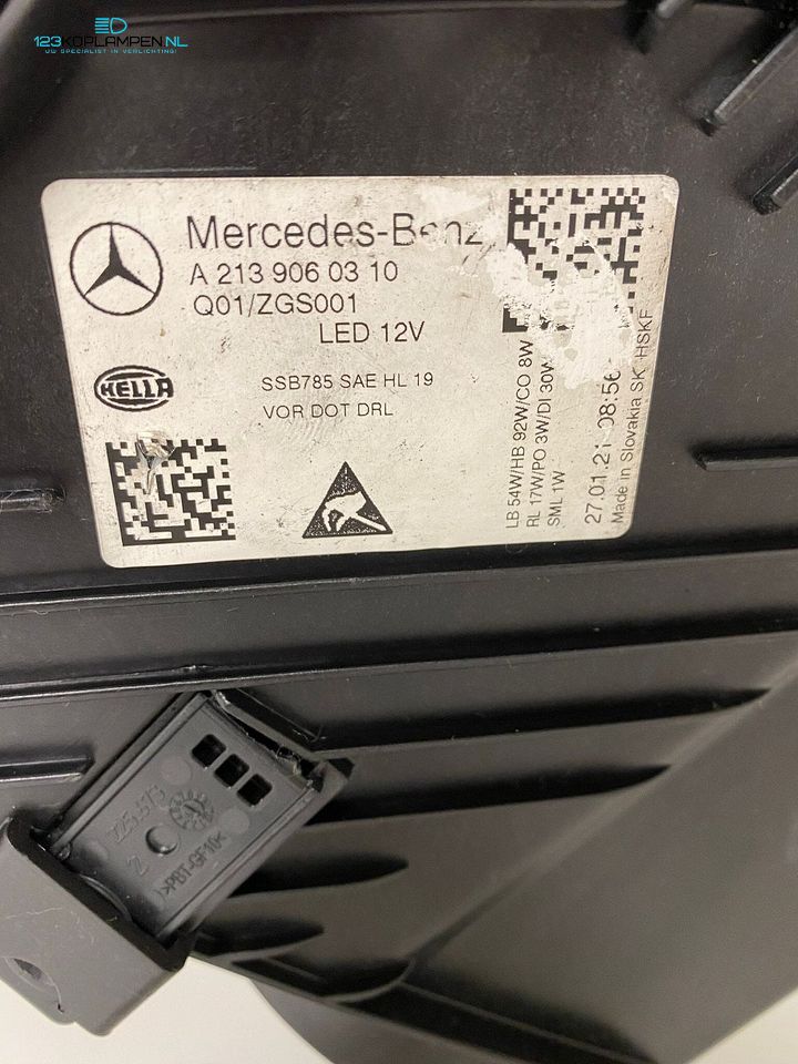 Mercedes W213 W238 E Klasse Facelift Multibeam Led koplamp links – Foto 10